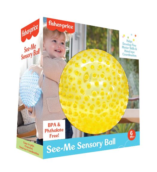 See-Me Sensory Ball Yellow 17cm