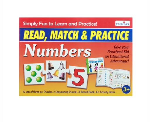 CREATIVES READ, MATCH & PRACTICE NUMBERS