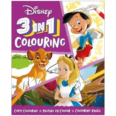 Disney: 3-in-1 Coloring