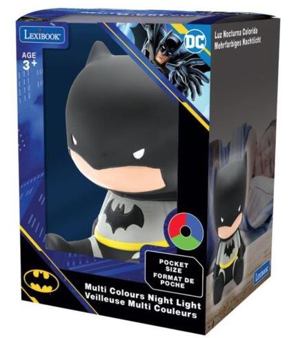 Lexibook Batman 3D Design LED Color Changing Pocket Night Light